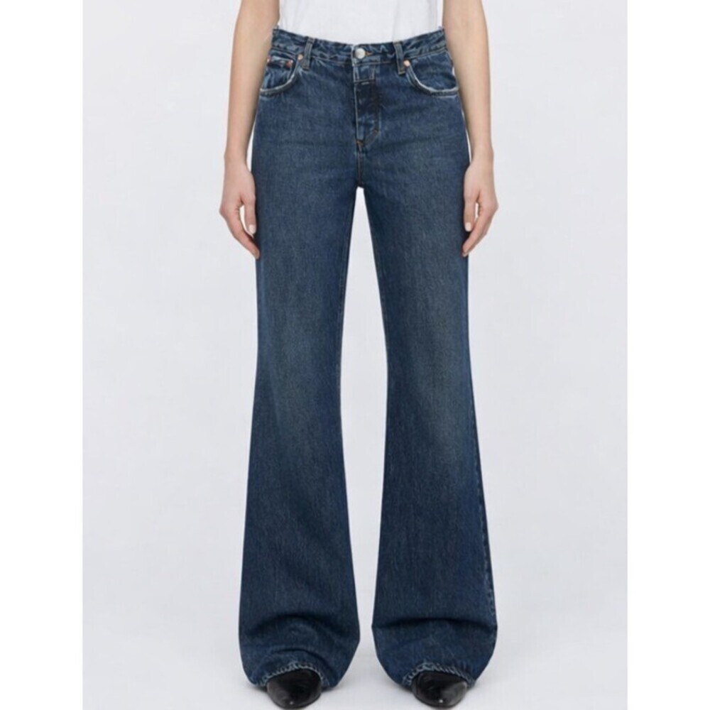 CLOSED Women Gillan Low Waist Wide leg Jeans Blue Denim NWT Size 26/30 - Picture 11 of 11